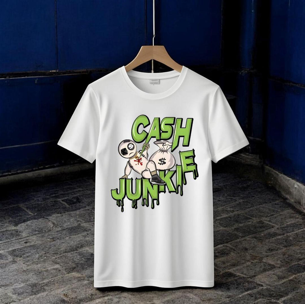 Stylish Men's Jersey T-Shirt with Graphic Sublimation - 1 Pc in White