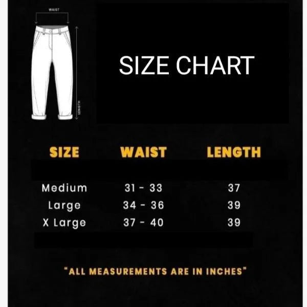 1 Pc Men's Cotton Printed Cargo Pants